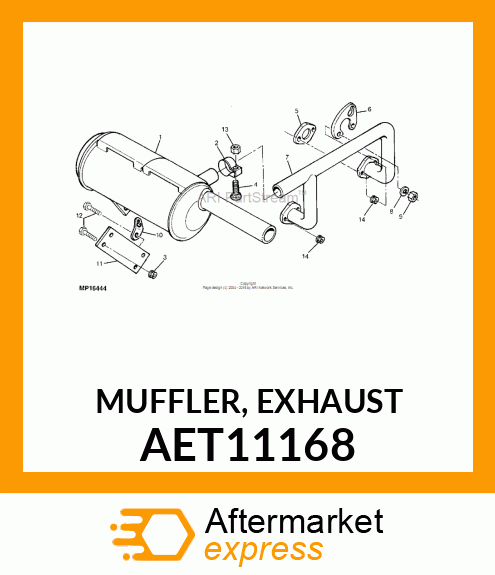Muffler AET11168