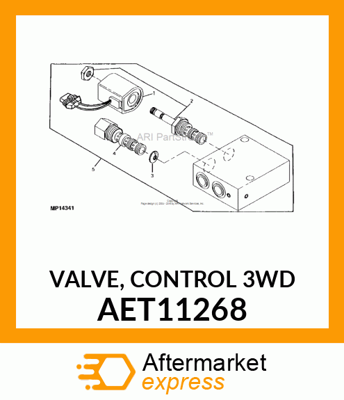 SOLENOID HYDRAULIC VALVE AET11268