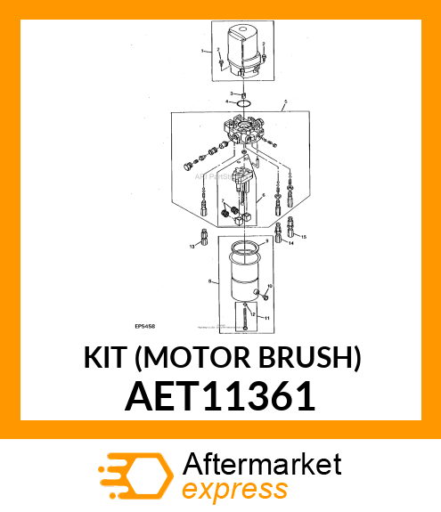 KIT (MOTOR BRUSH) AET11361