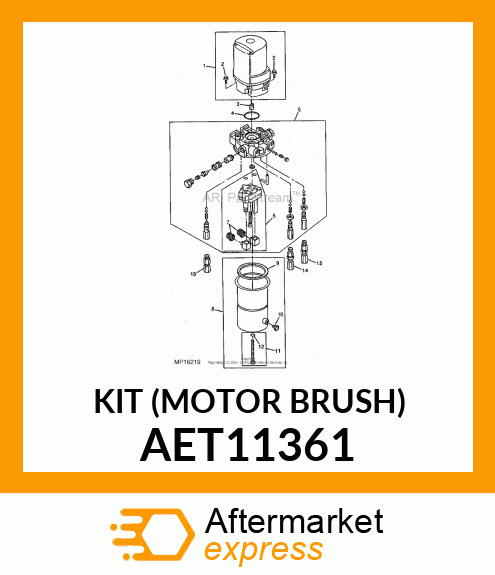 KIT (MOTOR BRUSH) AET11361