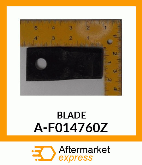 Mower Blade - BLADE, FORT-MOWER BLADE-LH TWIST A-F014760Z