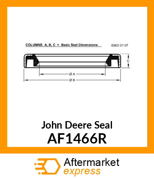 SEAL,OIL AF1466R