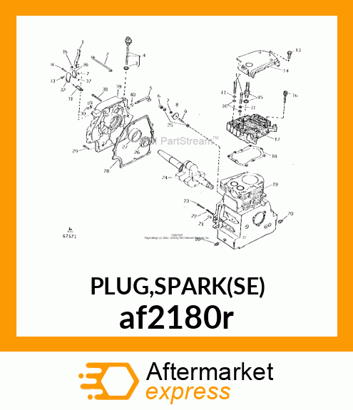 PLUG,SPARK(SE) af2180r