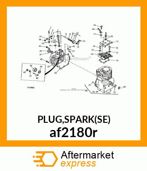 PLUG,SPARK(SE) af2180r