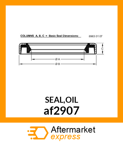 SEAL,OIL af2907