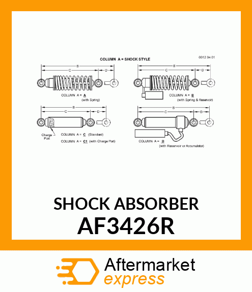 SHOCK ABSORBER AF3426R