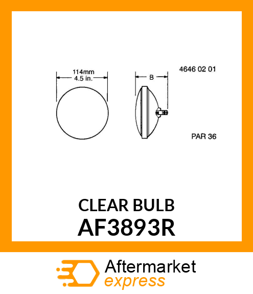 UNIT,SEALED W/SCREWS 6U/TRACTOR LMP AF3893R