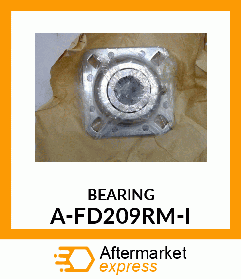 Bearing With Housing - BRG., FL. DISC; SQ. BORE A-FD209RM-I