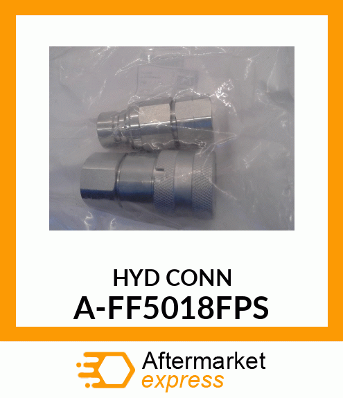 Hyd. Quick-Connect Coupler - FLAT HYD. SOCKET/PLUG SET A-FF5018FPS