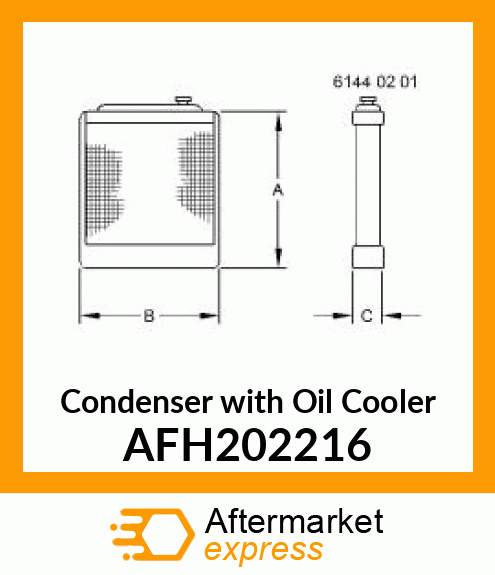 HEAT EXCHANGER, COMBI AFH202216