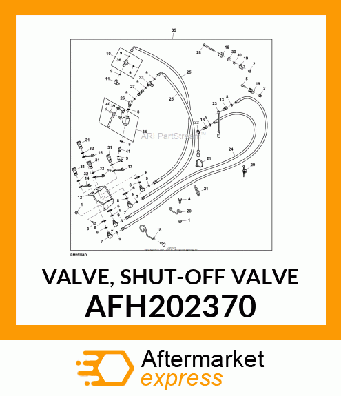 VALVE, SHUT AFH202370