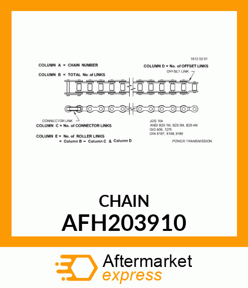 ROLLER CHAIN, WAND DRIVE AFH203910