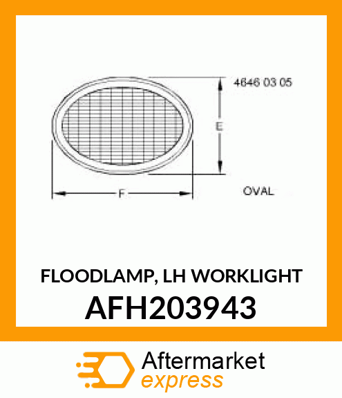 FLOODLAMP, LH WORKLIGHT AFH203943