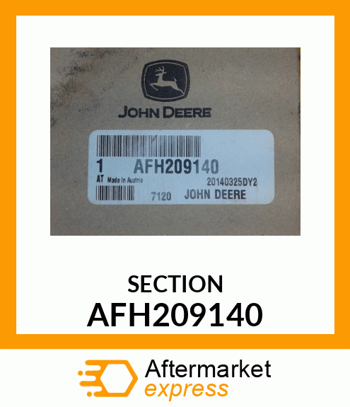 Package Of Sections - PACKAGE OF SECTIONS, SECTION- 9 SER AFH209140