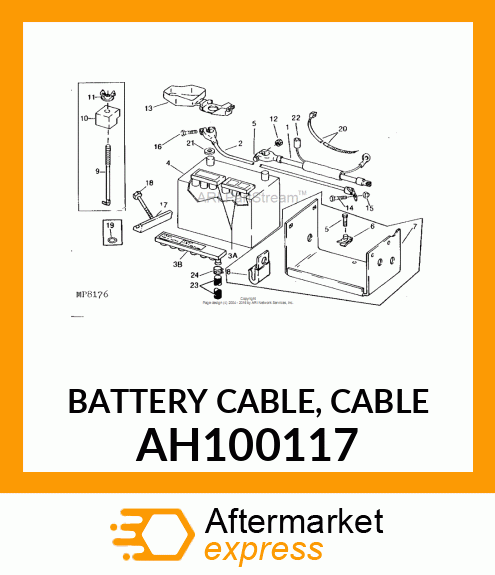 BATTERY CABLE, CABLE AH100117