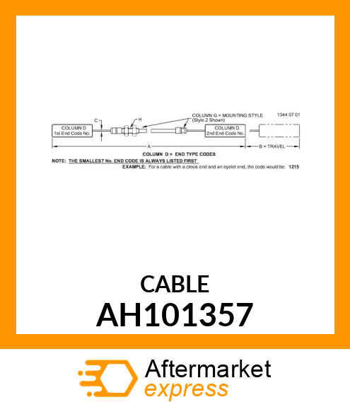 CABLE ASSY AH101357