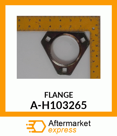 Flange - 3 BOLT TRIANGULAR FLANGE A-H103265