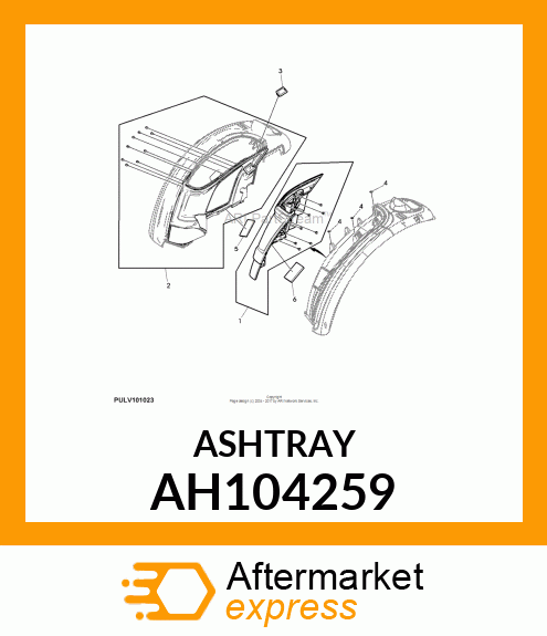 ASHTRAY ASSY AH104259