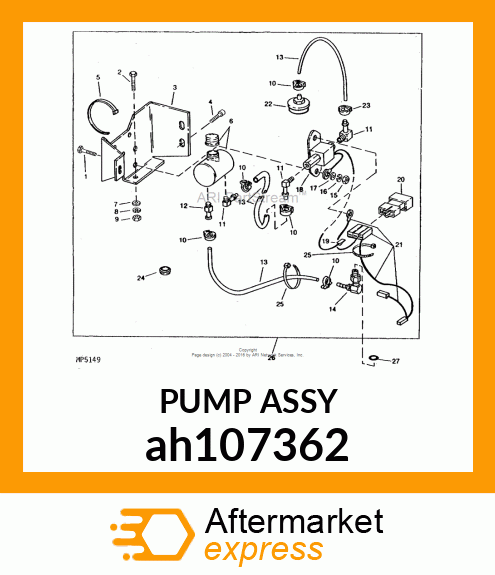 PUMP ASSY ah107362