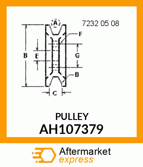 PULLEY ASSY AH107379