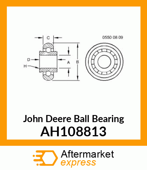 BALL BEARING AH108813