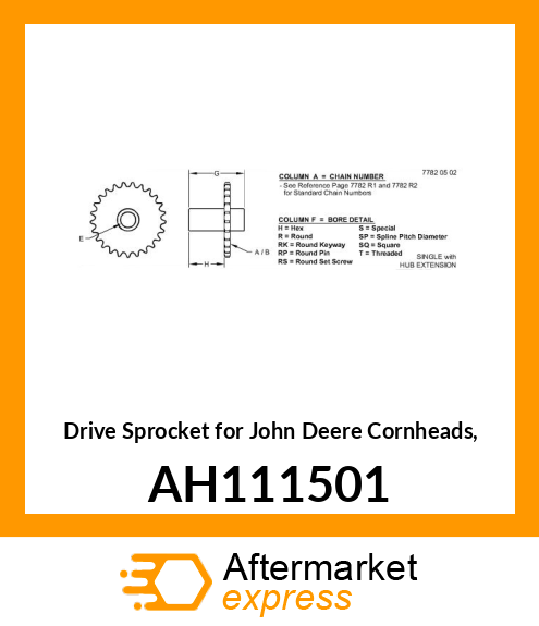 SPROCKET ASSY AH111501