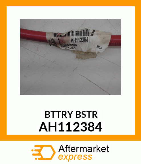 BATTERY BOOSTER CABLES, CABLE ASSY AH112384