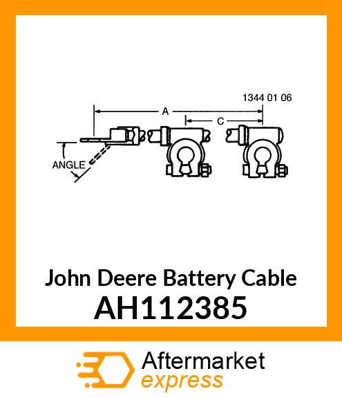 BATTERY CABLE, CABLE ASSY AH112385