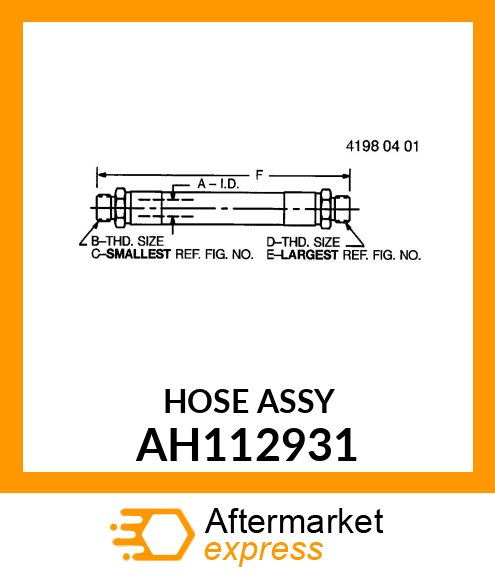 HOSE ASSY AH112931