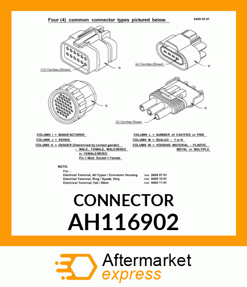 CONNECTOR ASSY AH116902