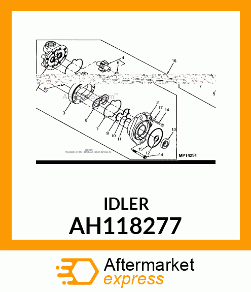 Idler - IDLER GEAR ASSY AH118277