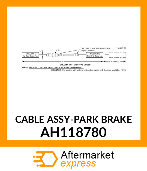 CABLE ASSY AH118780