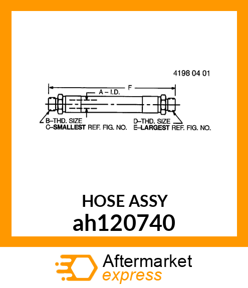HOSE ASSY ah120740