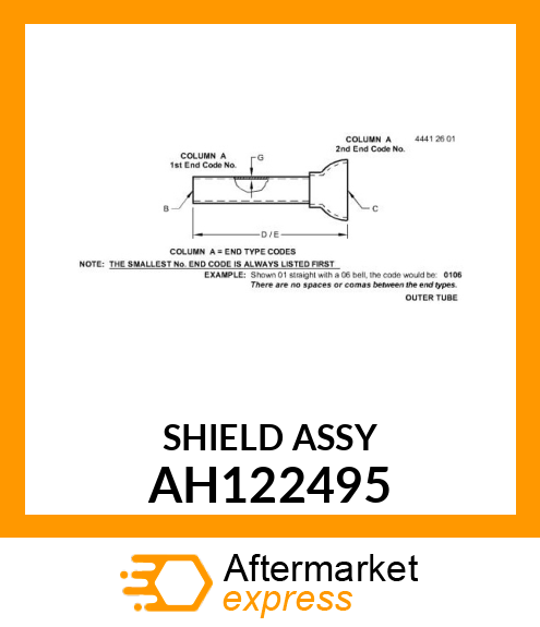 SHIELD ASSY AH122495