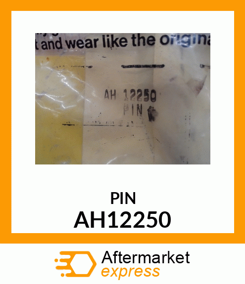 PIN W/WASHER ASSY AH12250