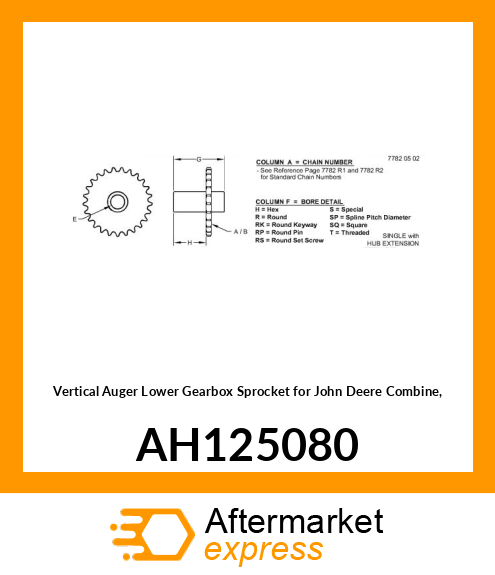 SPROCKET ASSY AH125080