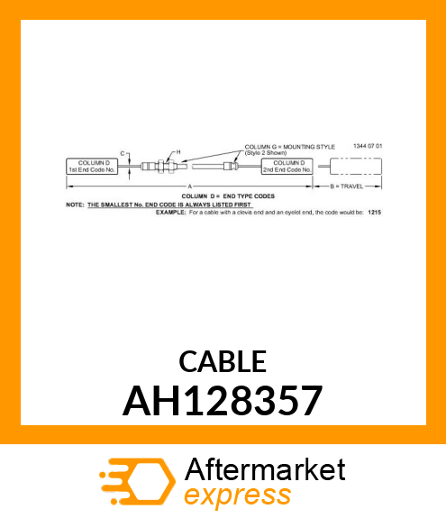 CABLE ASSY AH128357