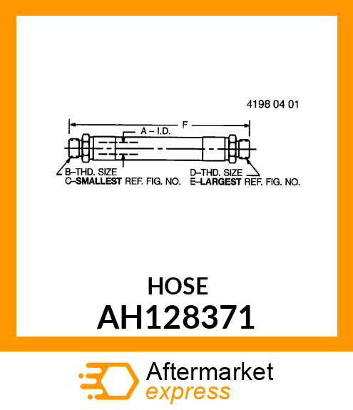 HOSE ASSY AH128371