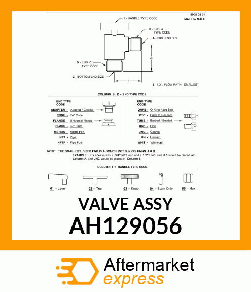 VALVE ASSY AH129056