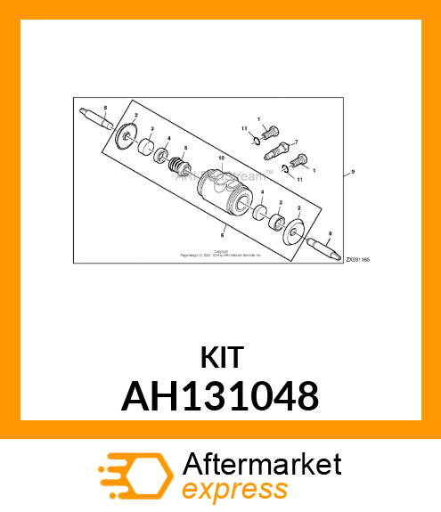 TONE WHEEL, WHEEL CYLINDER AH131048