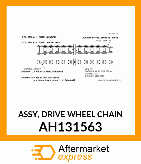 ASSY, DRIVE WHEEL CHAIN AH131563