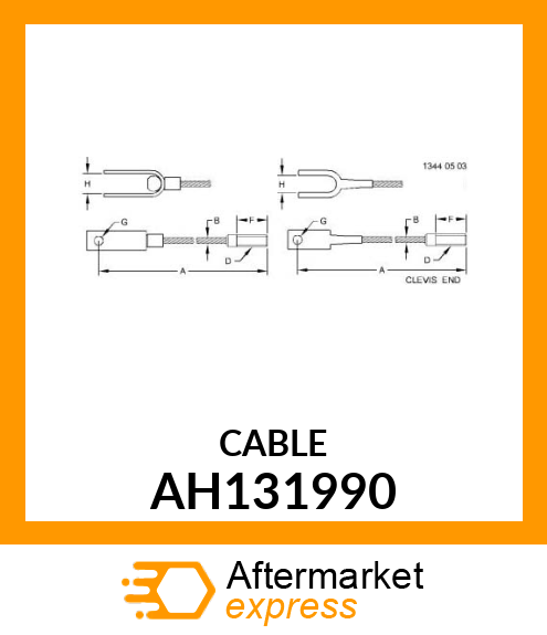 CABLE ASSY AH131990