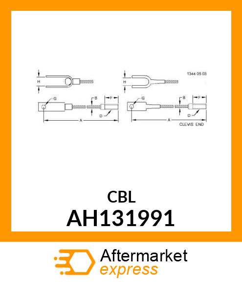CABLE ASSY AH131991