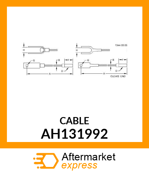 CABLE ASSY AH131992
