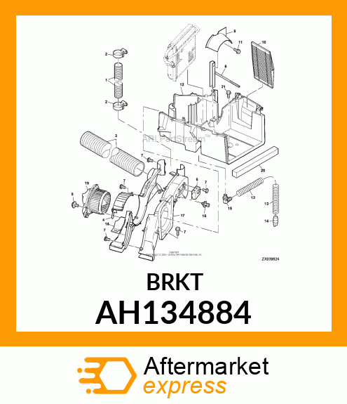 SUPPORT, SUPT ASSY, FILTER AH134884