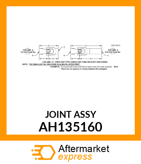 JOINT ASSY AH135160