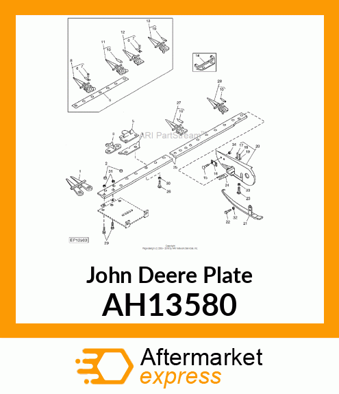 OUTER SHOE PLATE AH13580