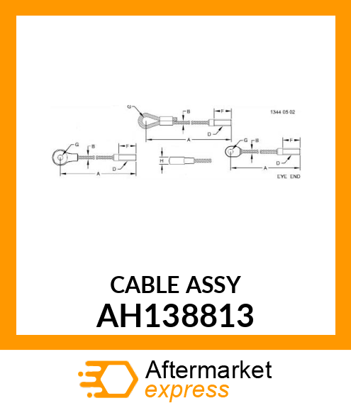 CABLE ASSY AH138813