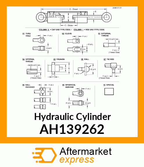 Hydraulic Cylinder AH139262