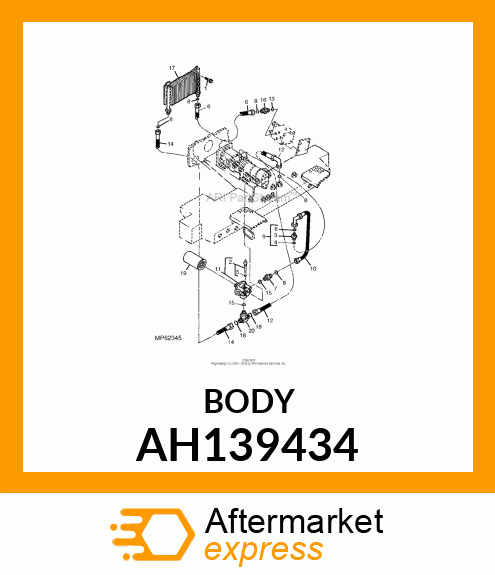 HYD FILTER HEAD ASSY AH139434